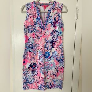 Lilly Pulitzer Prosecco Pink Make a Splash Dress